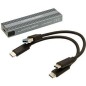 LC Power Ekstern Lagringspakning USB 3.2 (Gen 2x1) M.2 Card (PCIe NVMe & SATA)